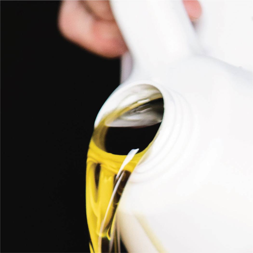 Hemptana Hempsed Oil being poured.